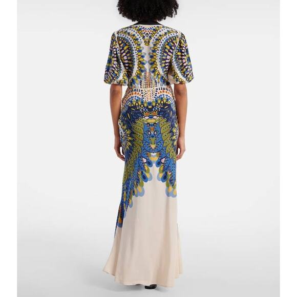 DoubleJ Marlene Dress in Chakra Placee Print XS - Picture 4 of 4